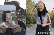 吃瓜网红拍照不露脸图片,神秘面纱下的趣味瞬间